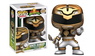 Power Rangers - White Ranger Action Pose Pop! Vinyl