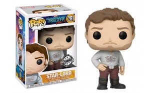 Guardians of the Galaxy: Vol. 2 - Star-Lord with Gear Shift Shirt US Exclusive Pop! Vinyl