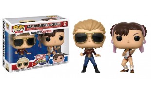 Marvel vs Capcom: Infinite - Captain Marvel vs Chun-Li Pop! Vinyl 2-pack