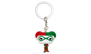 Batman - Harley Quinn (Holiday) US Exclusive Pocket Pop! Keychain