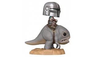 Star Wars: The Mandalorian - Mandalorian on Blurrg Pop! Deluxe