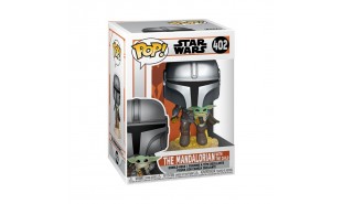 Star Wars: The Mandalorian - Mandalorian with the Child Jetpack Flying Pop! Vinyl