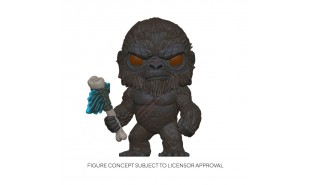 Godzilla vs Kong - Kong with Battle Axe Flocked US Exclusive Pop! Vinyl