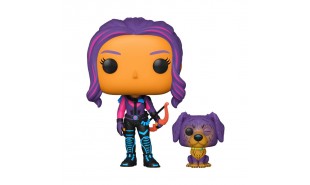 Hawkeye - Kate Bishop & Lucky Black Light US Exclusive Pop! Vinyl