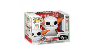 Star Wars: The Mandolorian -Grogu Snowman Holiday Pop! Vinyl