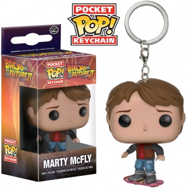 Back To The Future - Marty McFly on Hoverboard Pocket Pop! Keychain
