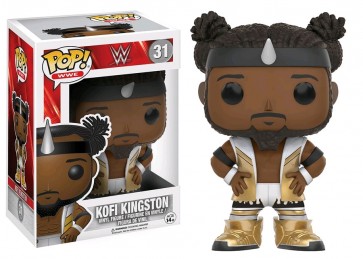 WWE - Kofi Kingston Gold & White Pop! Vinyl Figure