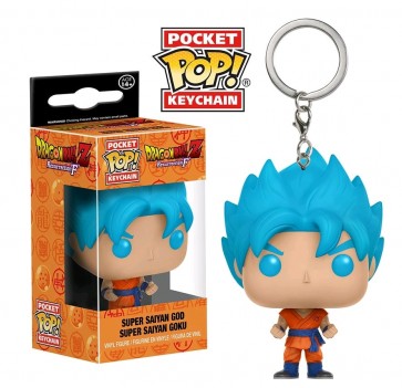 Dragon Ball Z - Goku Super Saiyan God Blue Pocket Pop! Keychain