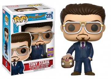 SpiderMan: Homecoming - Tony Stark w/Helmet Pop! Vinyl SDCC 2017