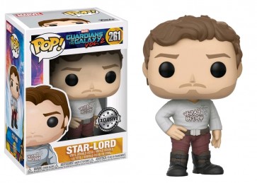 Guardians of the Galaxy: Vol. 2 - Star-Lord with Gear Shift Shirt US Exclusive Pop! Vinyl