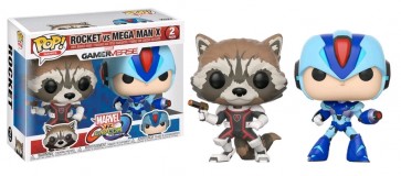 Marvel vs Capcom: Infinite - Rocket vs Mega Man X Pop! Vinyl 2-pack