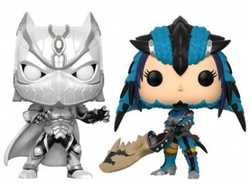 Marvel vs Capcom - Black Panther & Monster Hunter Pop! Vinyl 2-pack