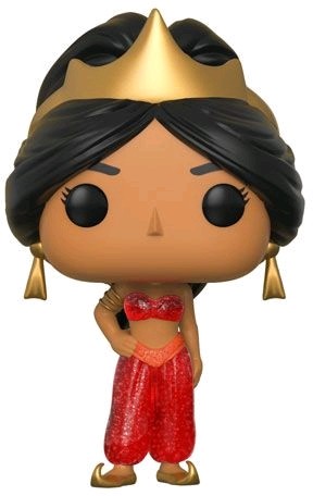 Aladdin - Jasmine Red Dress Glitter US Exclusive Pop! Vinyl