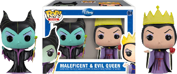 Disney - Maleficent & Evil Queen Mini Pop! Vinyl Figures 2-Pack