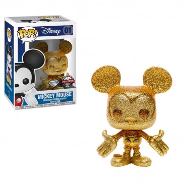 Mickey Mouse - Mickey Gold Diamond Glitter Pop! Vinyl