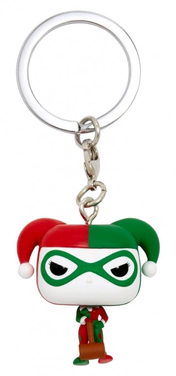 Batman - Harley Quinn (Holiday) US Exclusive Pocket Pop! Keychain