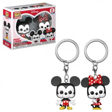 Disney - Mickey & Minnie Pocket Pop! Keychain 2-pack