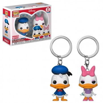Mickey Mouse - Donald & Daisy Pocket Pop! Keychain 2-pack