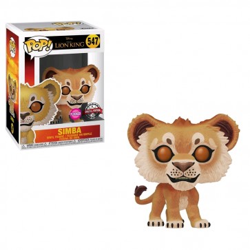 Lion King (2019) - Simba Flocked US Exclusive Pop! Vinyl