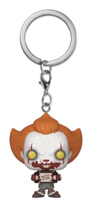 It: Chapter 2 - Pennywise with Skateboard US Exclusive Pocket Pop! Keychain