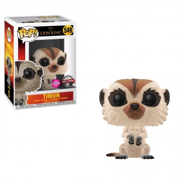 Lion King (2019) - Timon Flocked US Exclusive Pop! Vinyl