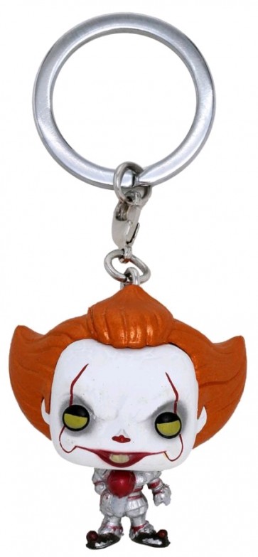 It (2017) - Pennywise with Balloon Metallic US Exclusive Pocket Pop! Keychain