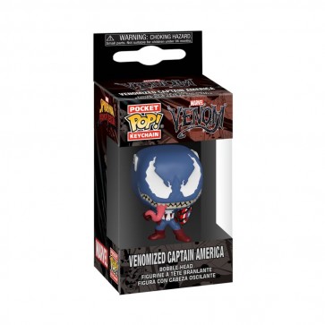 Venom - Venomized Captain America Pocket Pop! Keychain