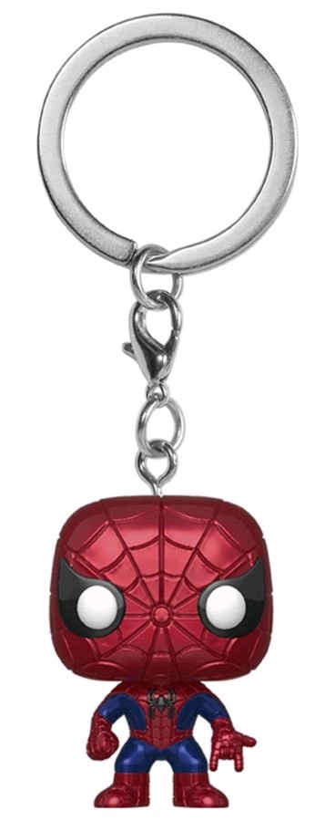 Spider-Man - Spider-Man Metallic US Exclusive Pocket Pop! Keychain