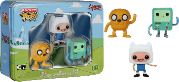 Adventure Time - BMO, Jake & Finn Pocket Pop! 3-Pack Tin