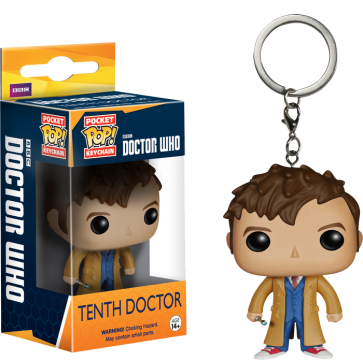 Doctor Who - 10th Doctor Pocket Pop! Keychain