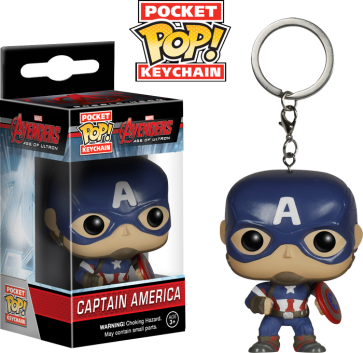Avengers 2: Age of Ultron - Captain America Pocket Pop! Keychain