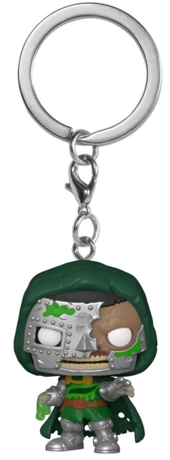 Marvel Zombies - Dr Doom Pocket Pop! Keychain