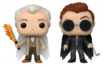Good Omens - Aziraphale & Crowley with Wings Specialty Series Exclusive Pop! Vinyl 2-pack