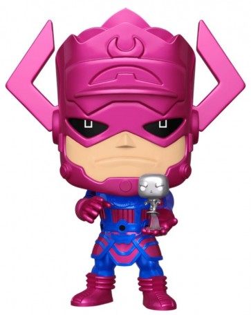 Fantastic Four - Galactus with Silver Surfer Metallic US Exclusive 10" Pop! Vinyl