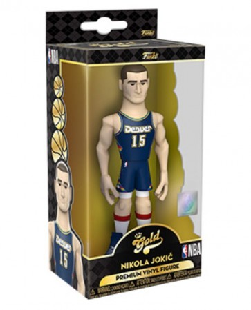 NBA: Grizzlies - Nikola Jokic Away Uni  5" Vinyl Gold