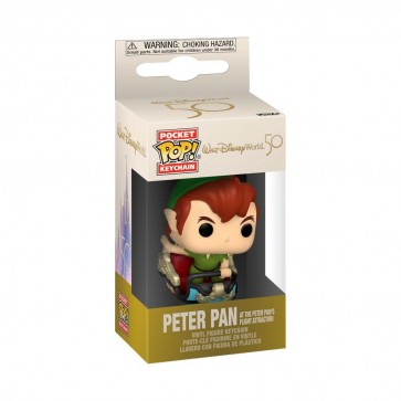 Disney World - Peter Pan on Pan's Flight Attraction 50th Anniversary Pocket Pop! Keychain