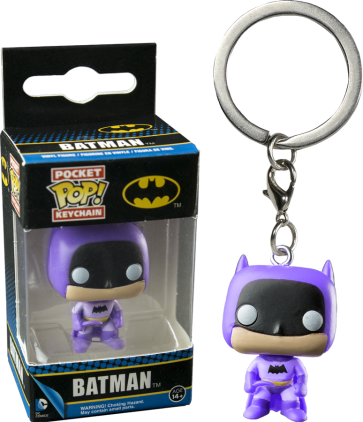 Batman - 75th Anniversary Purple Pocket Pop! Keychain