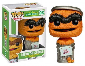 Sesame Street - Oscar the Grouch Orange Pop! Vinyl Figure