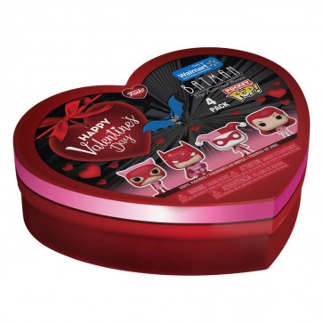 DC Comics: Valentines 2024 - Pink US Exclusive Pocket Pop! 4-Pack Heart Box