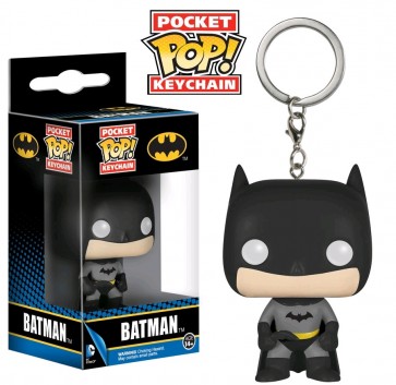 Batman - Batman (Black) Pocket Pop! Keychain