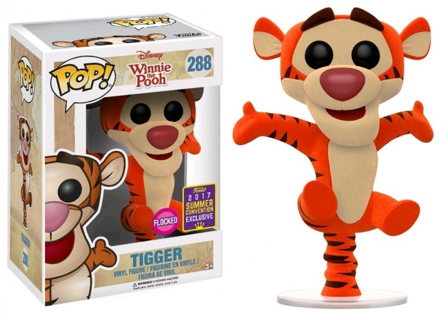 Winnie The Pooh Tigger Bouncing Flocked Pop Vinyl Sdcc 2017 Pop Vinyls In Australia