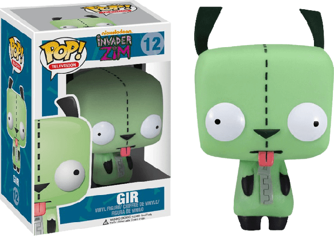 Zim and gir on the pig funko pop on sale