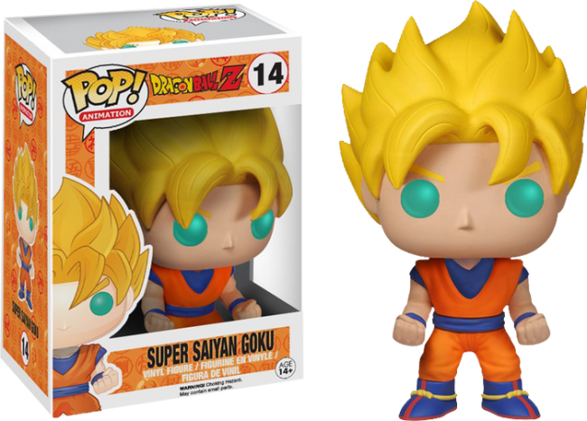 Dragon Ball Z Super Saiyan Goku Pop Vinyl Figure Pop Vinyls In Australia
