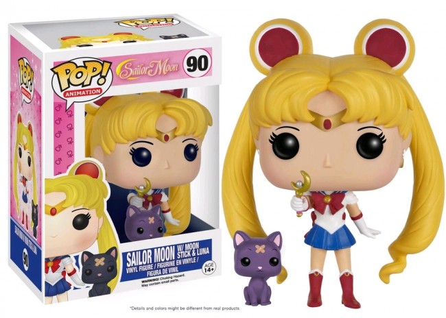 Sailor Moon Sailor Moon with Moon Stick Luna Pop Vinyl Figure POP Vinyls in Australia