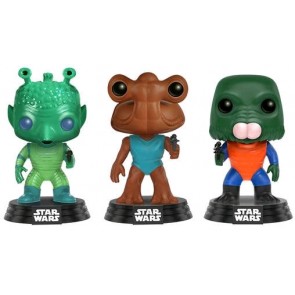 Star Wars - Cantina Greedo / Hammerhead / Walrus Man US Exclusive Pop! Vinyl 3-Pack