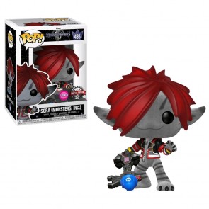 Kingdom Hearts 3 - Sora (Monsters Inc) Flocked US Exclusive Pop! Vinyl