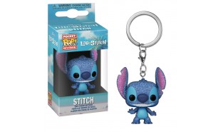 Lilo & Stitch - Stitch Diamond Glitter US Exclusive Pocket Pop! Keychain