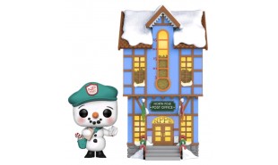 Peppermint Lane - Frosty with Light Up Post Office US Exclusive Pop! Town