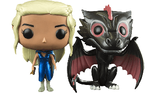 Game of Thrones - Drogon & Mhysa Metal Pop! Vinyl Figures 2-Pack