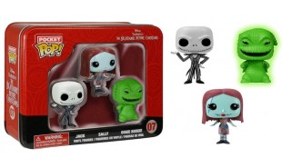 The Nightmare Before Christmas - Jack, Sally & Glow Oogie Pocket Pop! Tin 3-Pack
